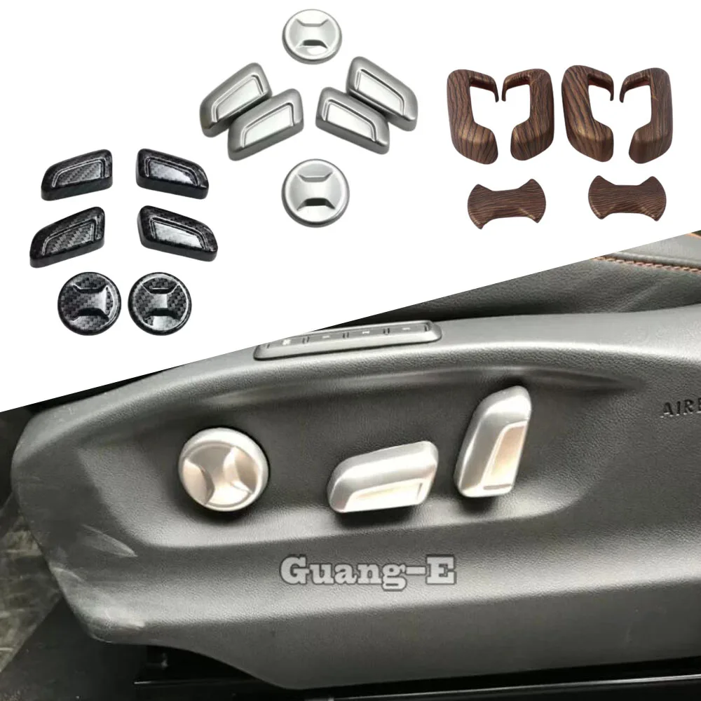 

Наклейка на крышку автомобиля, регулировка сиденья, кнопка, переключатель, отделка, детали рамы, 6 шт. для VW Volkswagen Golf8 Golf 8 2020 2021 2022 2023