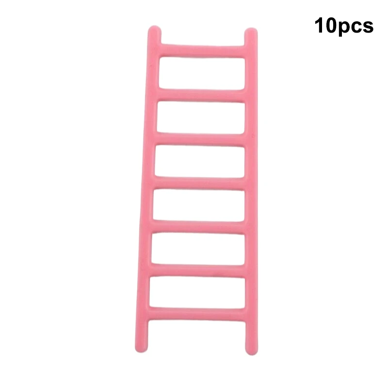 

5pcs Colorful Mini Plastic Ladder Cake Decoration Furniture Decoration Birthday Party Cake Decoration Supplies