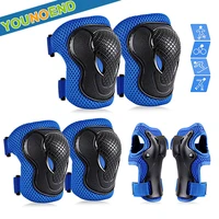 6pcsset kids teens knee pads elbow pads wrist guards protective gear for roller skate biking riding cycling skating scooter