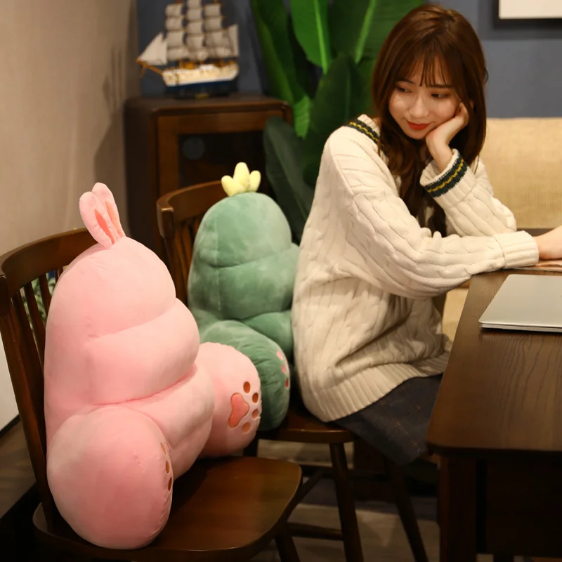 

Cartoon sole waist rest Bed Headboard backrest cushion triangle waist cushion floating window tatami cushion