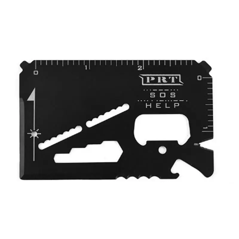 

Multi-Tool Card Outdoor Survival Stainless Steel Pocket Tool Card Stainless Steel Survival Tool For Mountaineering Camping