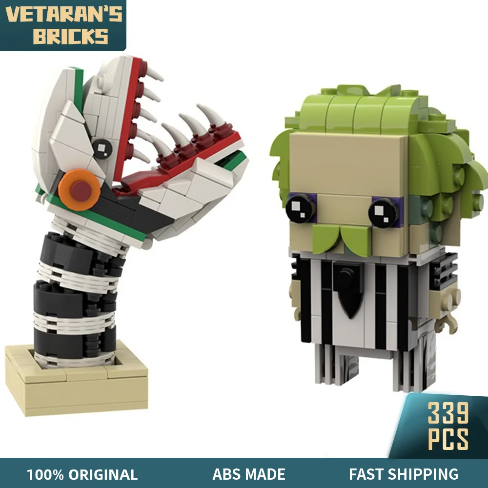 

MOC Beetle Wizard Juice Brickheadz Summons Hell Snake Movie Roles Figures Set Model Building Blocks Brick Toy for Children Gifts