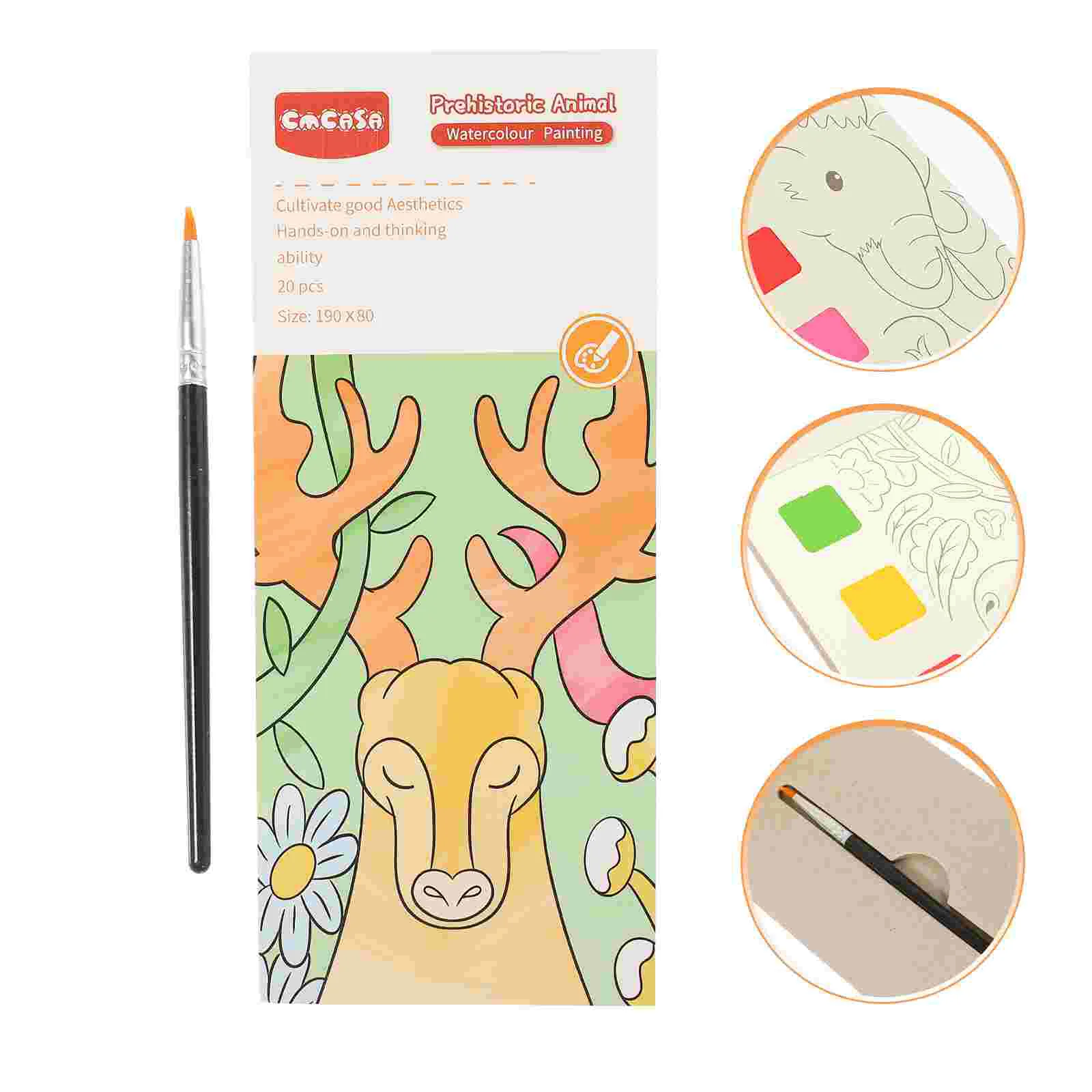 

Kid Books Book Watercolor Painting Graffiti Books Children Kids Ages 2-4 Learning