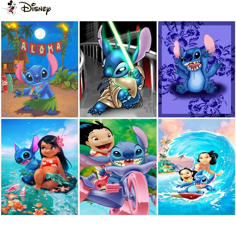 

Алмазная живопись Disney, вышивка крестиком, 5D алмазная вышивка «мультяшный интерзвездир» для малышей, домашний декор «сделай сам», искусство ...