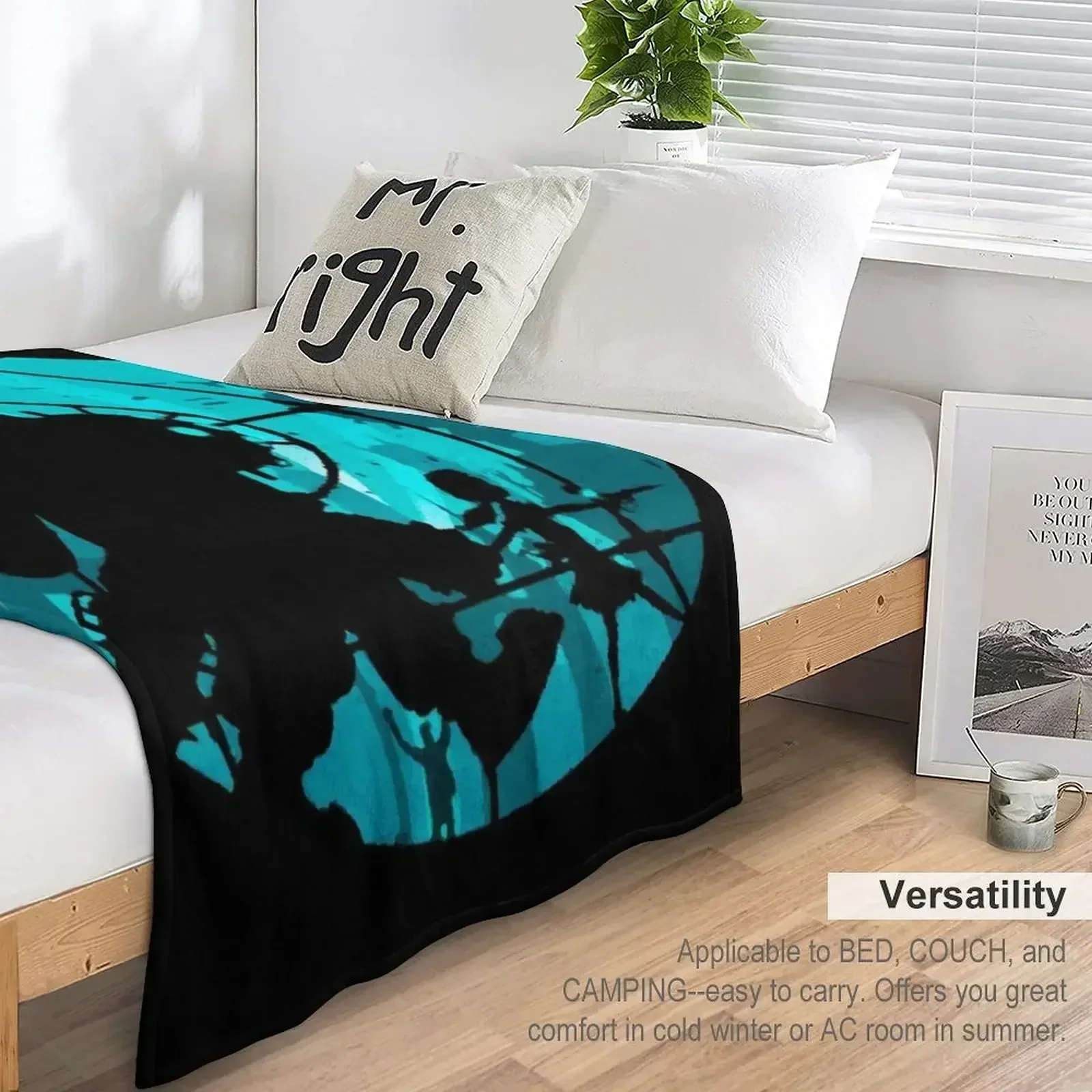 Синее одеяло Bioshock лохматое мягкое плюшевое клетчатое модное для диванов