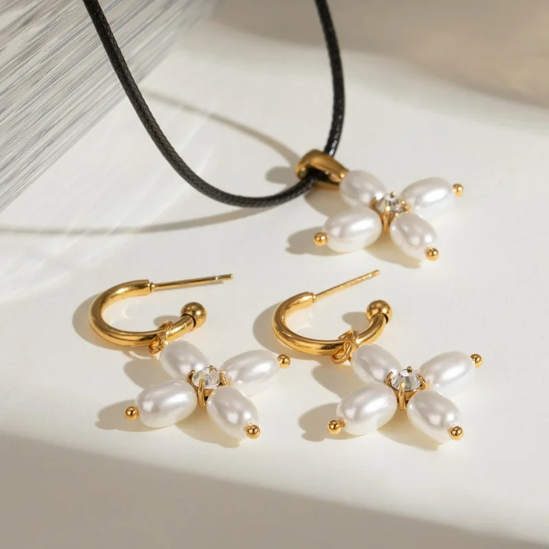 Новинка 2024 подвеска в виде креста Minar из натурального пресноводного жемчуга