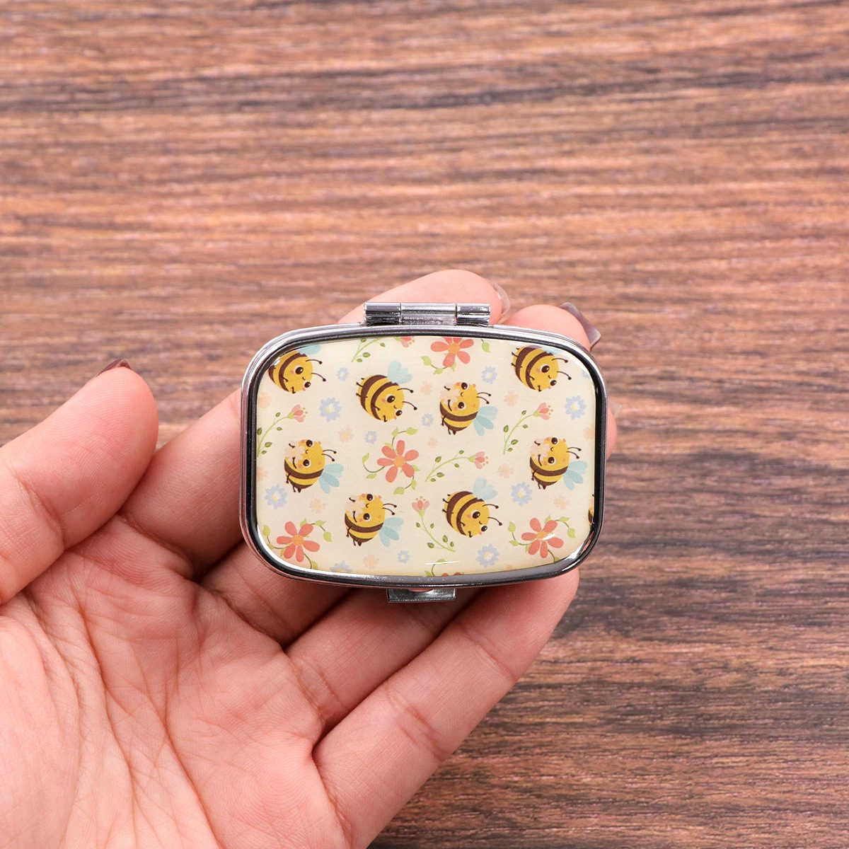 

Металлическая мини-коробка для таблеток Pill Boxes