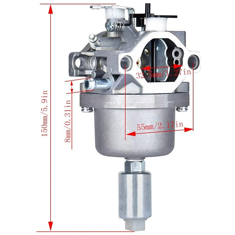 Карбюратор 799727 ДЛЯ Briggs &amp Stratton 698620 794572 14HP 15HP двигатели Intek газонокосилка Nikki Carb