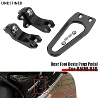 rear foot rests pegs pedal black passenger footpegs mounting kit for bmw r18 classic motorcycle accessories exterior parts