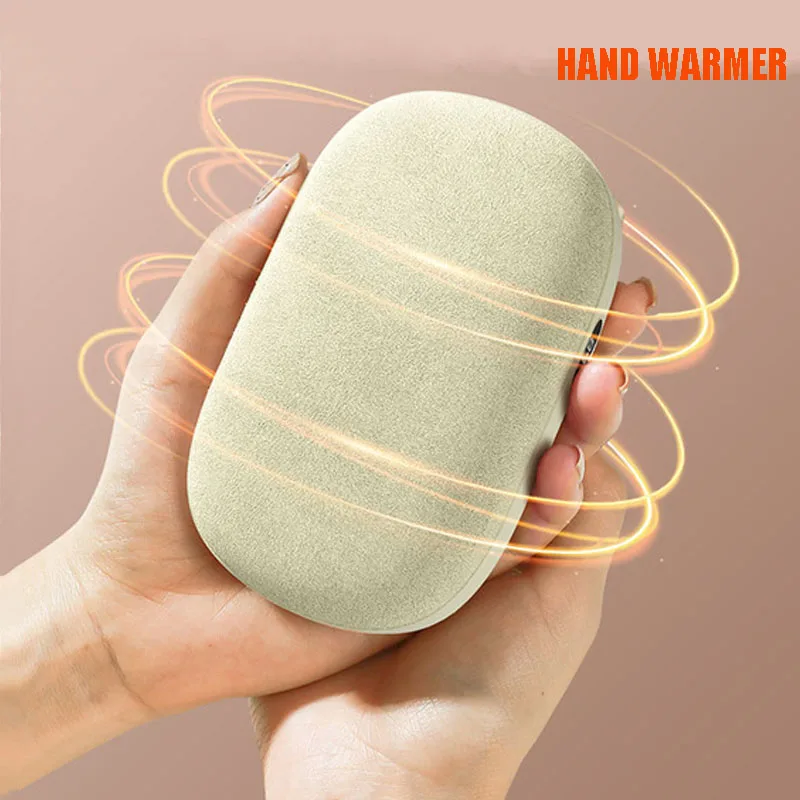 

Graphene Hand Warmer Handy Plush Cute Two in One Power Bank Usb Heater Warm Baby Hand Warmers Rechargeable Winter Electric Home