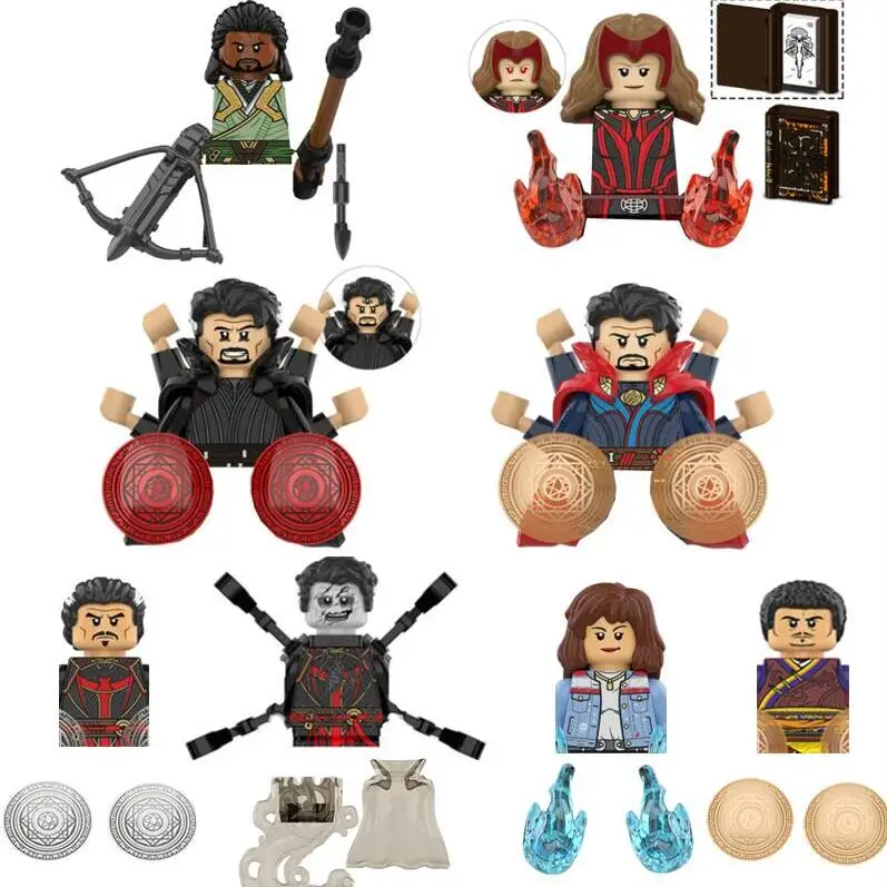 Конструктор Доктор Странный игрушка в мультитексе безумия мини-супергерой