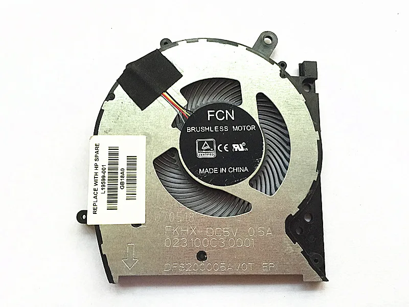 

New CPU Cooling Cooler Fan for HP ENVY X360 13M-AQ 13-AG TPN-W133 L19599-001 DFS200005AV0T FKHX 023.100C3.0001