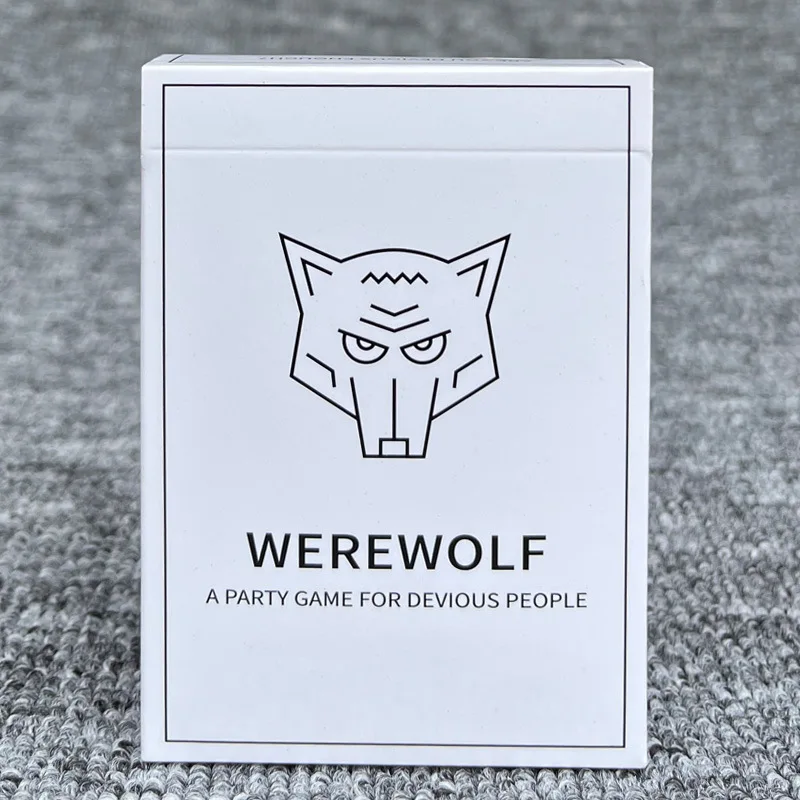 Игровые карты Werewolf игра для досуга Игра настольная игральные игрушка