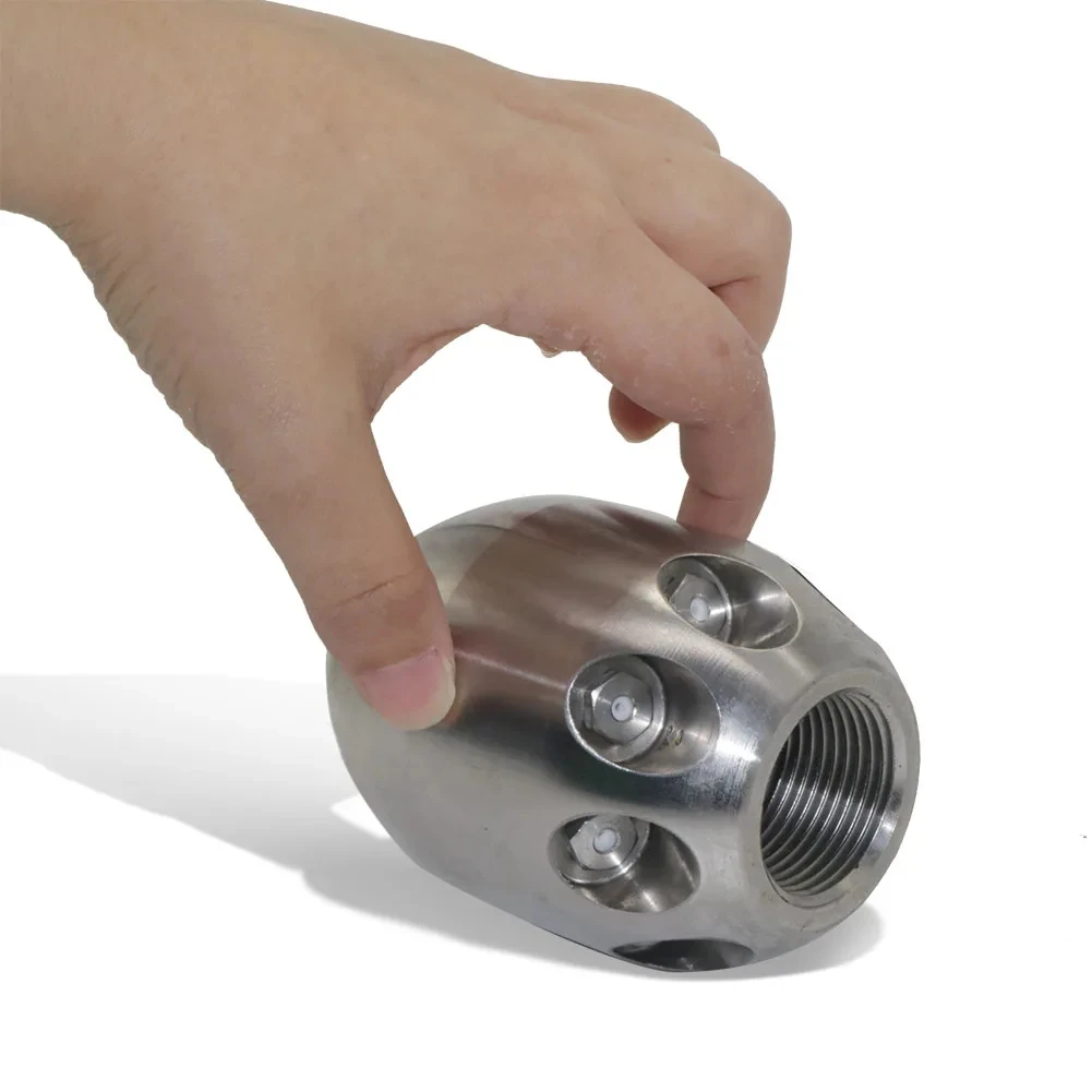 Вращающаяся насадка высокого давления 360 л/мин сопло на градусов из нержавеющей