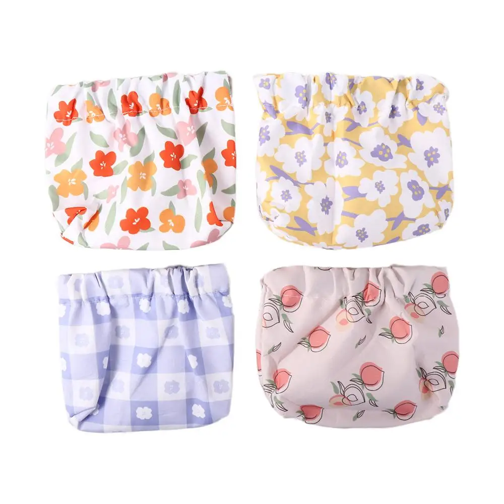 

Key Case Bag Small Item Bag Waterproof Flower Spring Bag Mini Coin Purse Lipstick Cosmetic Bag Women Change Storage Bag