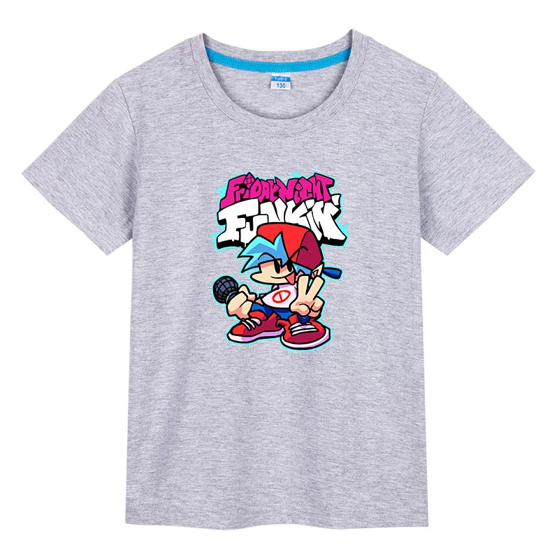 Детская футболка Friday Night Funkin летняя детская с короткими рукавами уличная одежда