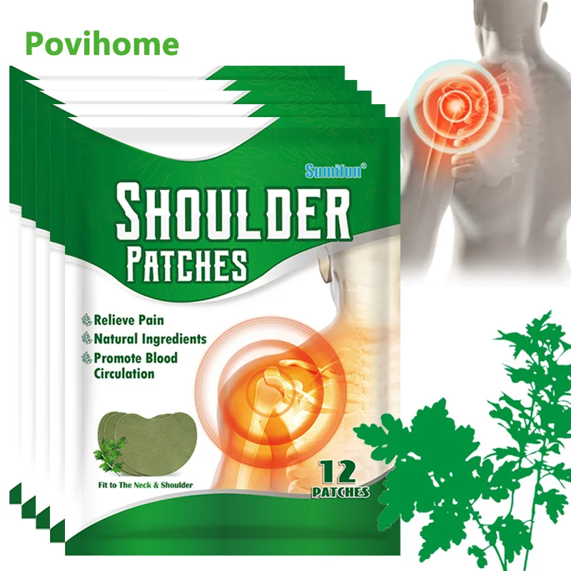 

36/60pcs Wormwood Shoulder Joint Muscle Cervical Patch Medical Aches Patches Moxibustion Medical Plaster Arthritis Sticker