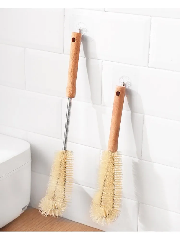 

0251 Cup brush baby bottle scrub cup brush artifact no dead Angle household kitchen long handle clean