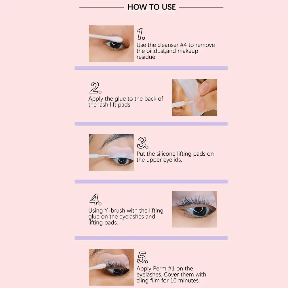 Набор для подтяжки ресниц профессиональные полуперманентные ресницы бровей