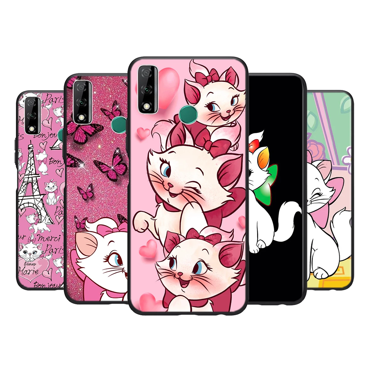 

Marie Cat Cartoon Baby For Huawei Y9S Y6S Y8S Y9A Y7A Y8P Y7P Y5P Y6P Y7 Y6 Y5 Pro Prime 2020 2019 Silicone Phone Case