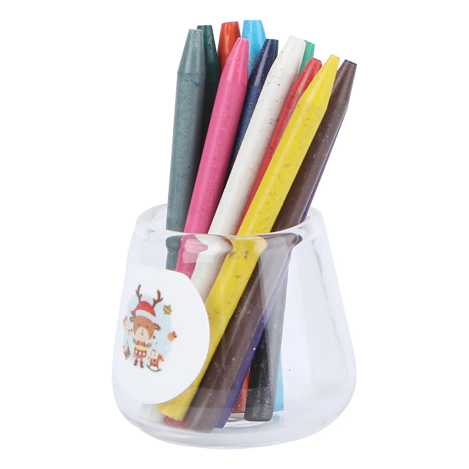 

Crayons Model Minicrayon Resinchristmas Accessory Sticks Toddlers Pens Chalk Set Pen House Fake Adornment Xmasbaby Gifts