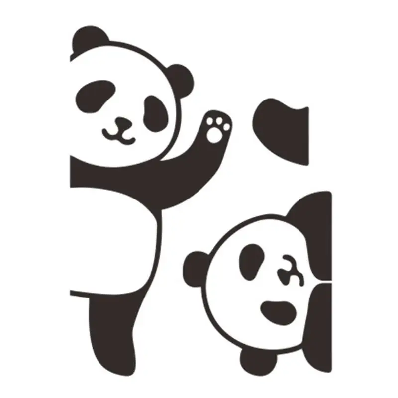 

Switch Decorative Sticker Cute Panda Wall Poster Stickers Creative Personality Light Socket Removable Decals For Kids Living