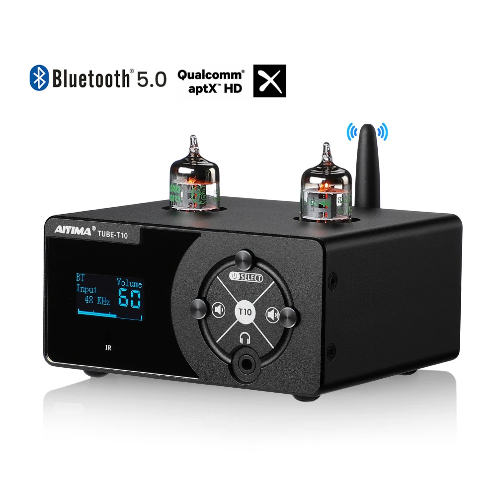 AIYIMA Tube-T10 аудио декодер BT 5 0 QCC3031Tube предусилитель для наушников RCA PC-USB Atpx