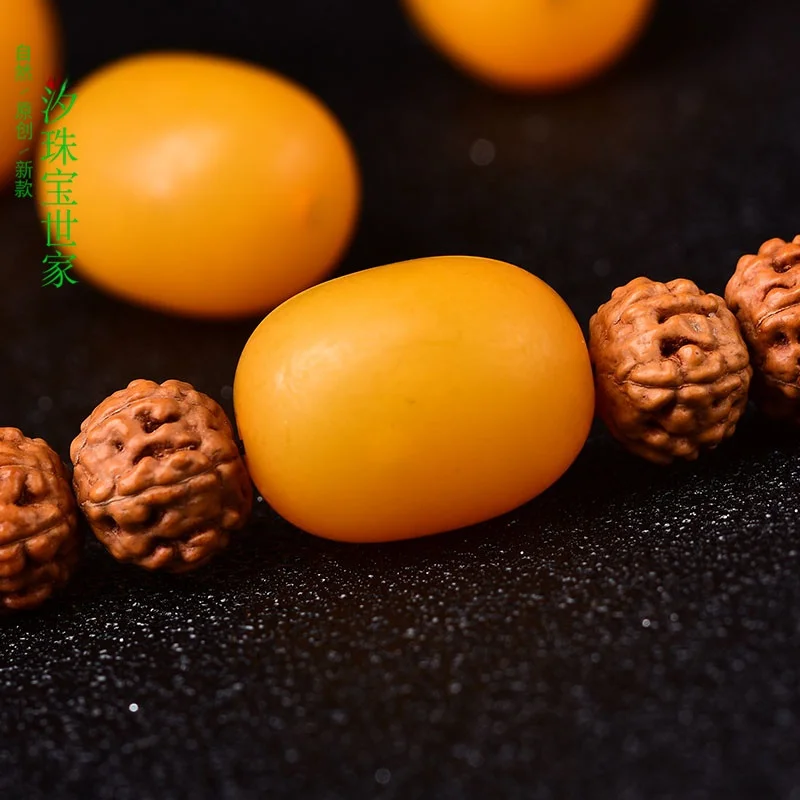 Старые бусины из пчелиного воска аксессуары европейские мармелада свободные