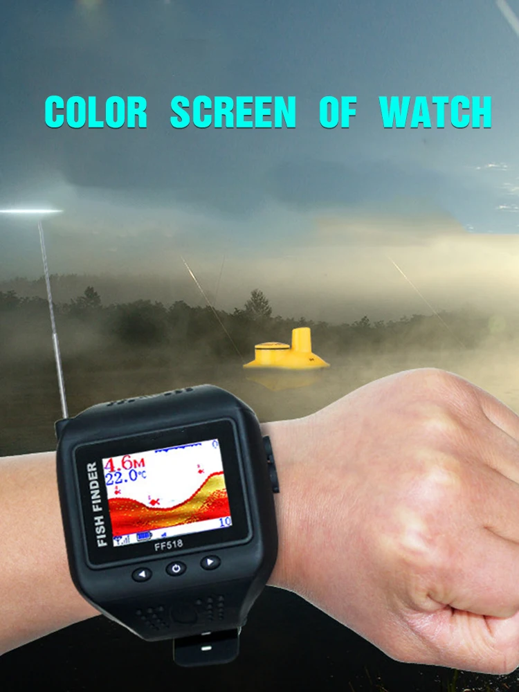 Эхолот-рыболокатор Lucky подводная камера беспроводные Часы цветной дисплей