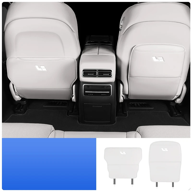 

Для Li Lixiang L7 L8 L9 2022 2023 автомобильный из искусственной кожи противоударный коврик противоударный защитный коврик для заднего сиденья автомобильные аксессуары