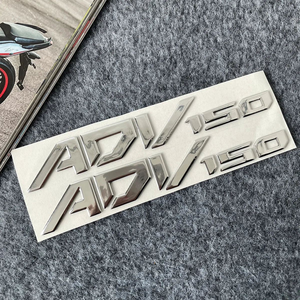 

Для Honda ADV 150 adv 150 1 пара 3D гелевых эмблем из смолы, наклейки на крыло мотоцикла, бак, боковой корпус, декоративные аксессуары для мотоциклов, наклейка