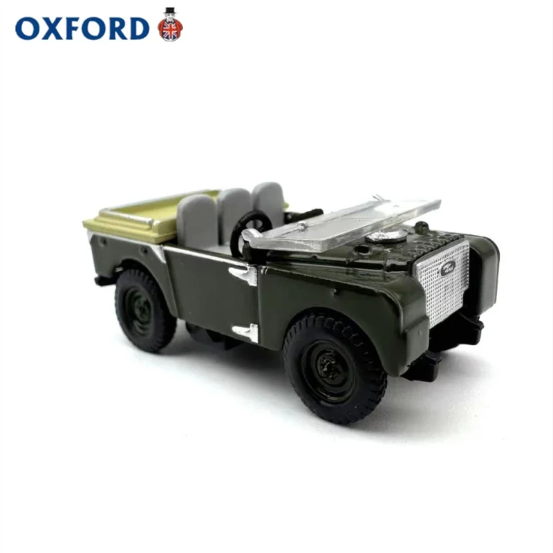 Фото Коллекционная модель автомобиля OXFORD 1:76: Военный разведывательный внедорожник Land Rover Convertible II (Джип), сувенир №5