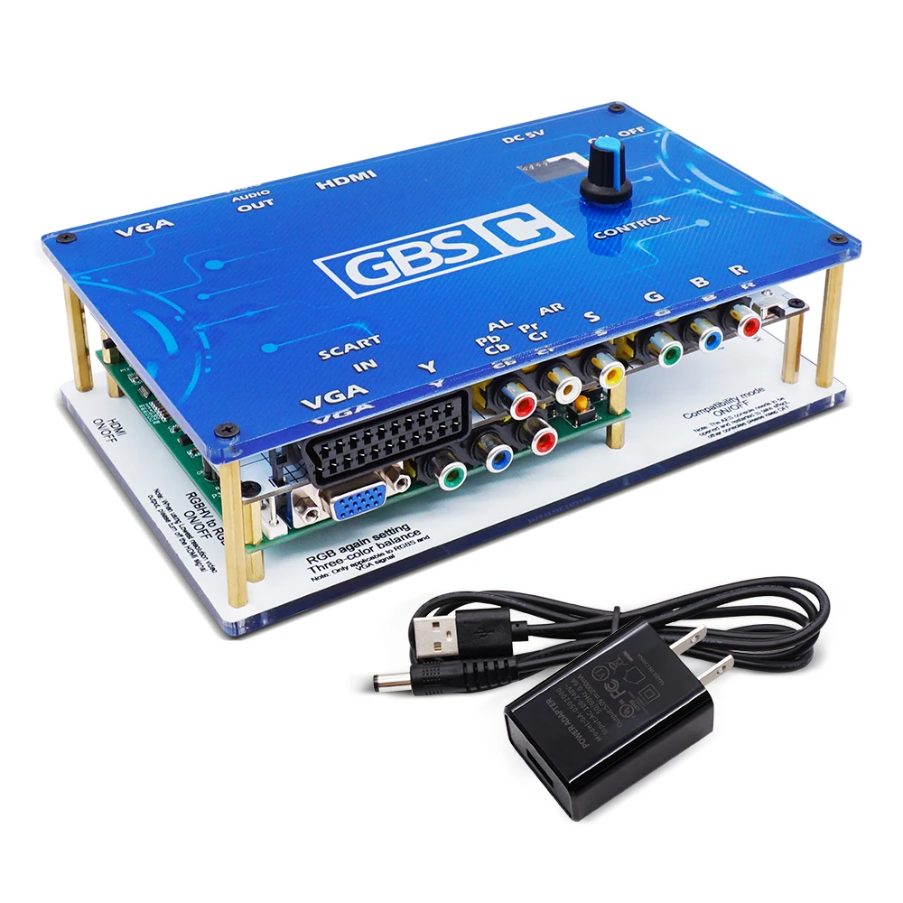 GBS Control GBSC RGBs /Scart /Ypbpr Signal to VGA /HDMI-compatible Upscalers / Video Converter Boards