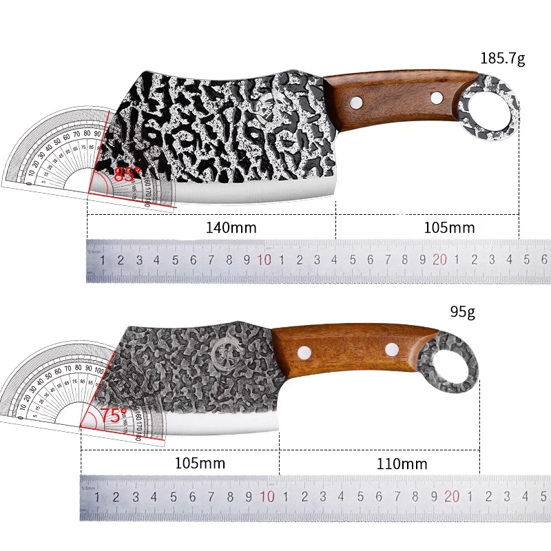 1/2 шт. кованый нож для уничтожения рыб кухонный Острый и строительный резки мяса