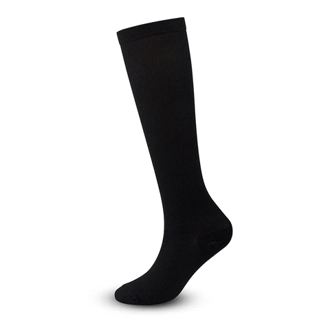 Компрессионные женские носки, носки на молнии для лечения варикозного расширения вен, мужские носки до колена, поддержка ног