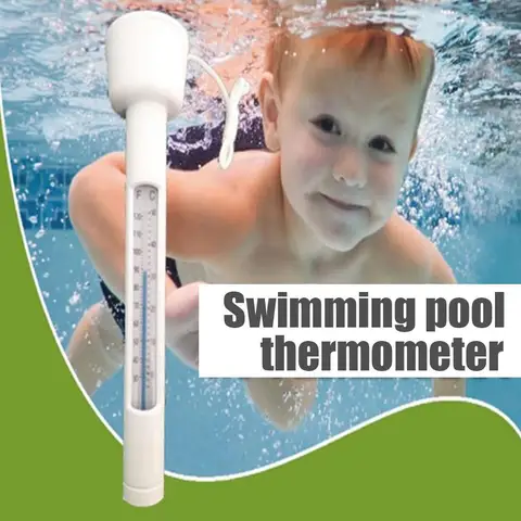 Плавающий термометр, легко читать, датчик температуры воды для наружного и внутреннего применения, для бассейнов, спа, горячих ванн