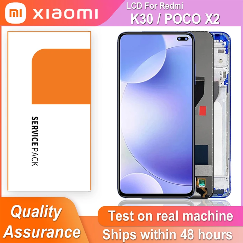 

Original 6.67 '' IPS LCD Display For Xiaomi Redmi K30 LCD Touch Screen Digitizer Assembly For Mi Pocophone X2 Display