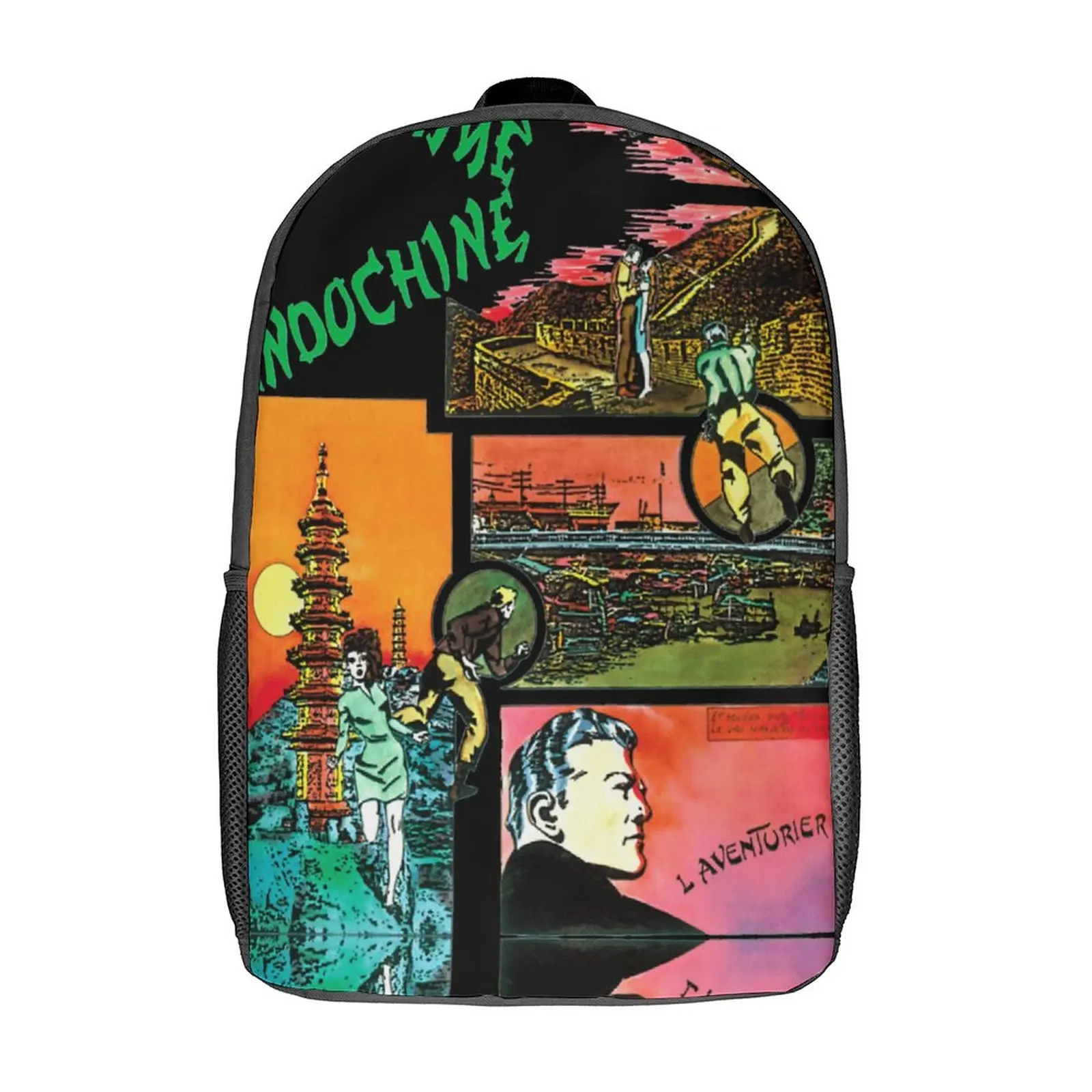 

17 Inch Shoulder Backpack Best Seller Indochine Classic Durable Funny Graphic Snug Schools Knapsack