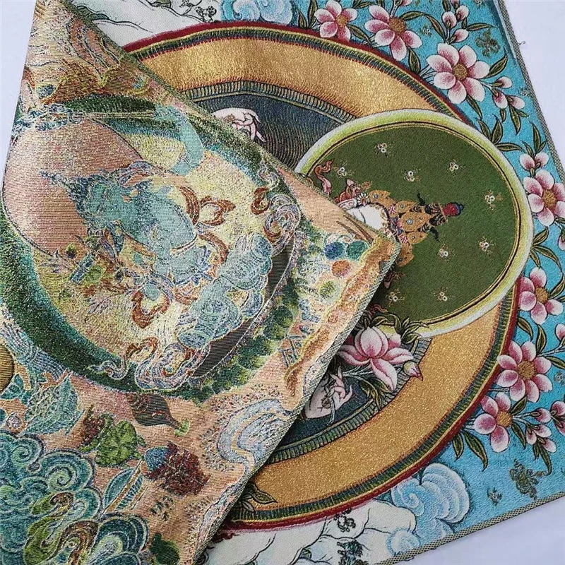 Картина с вышивкой Тханка картина четырьмя вооруженными вышивками Бодхисаттвы