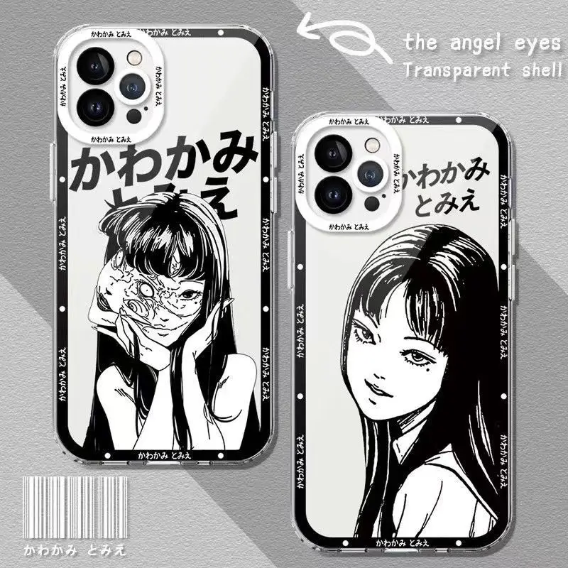 Anime Kawakami Tomie Phone Case For Samsung S25 S24 S23 S22 S21 S20 S10 FE Note20 Note10 Plus Ultra Lite 5G Clear Soft TPU Cover
