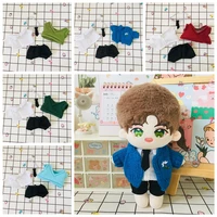 doll clothes for 20cm idol dolls accessories plush dolls clothing sweater outfit stuffed toy dolls outfit for korea exo doll