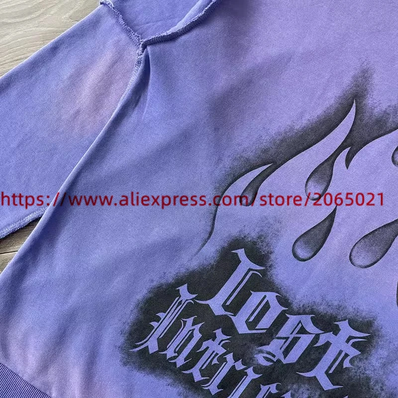 Лавандовый лоскутный кардиган с застежкой-молнией и капюшоном