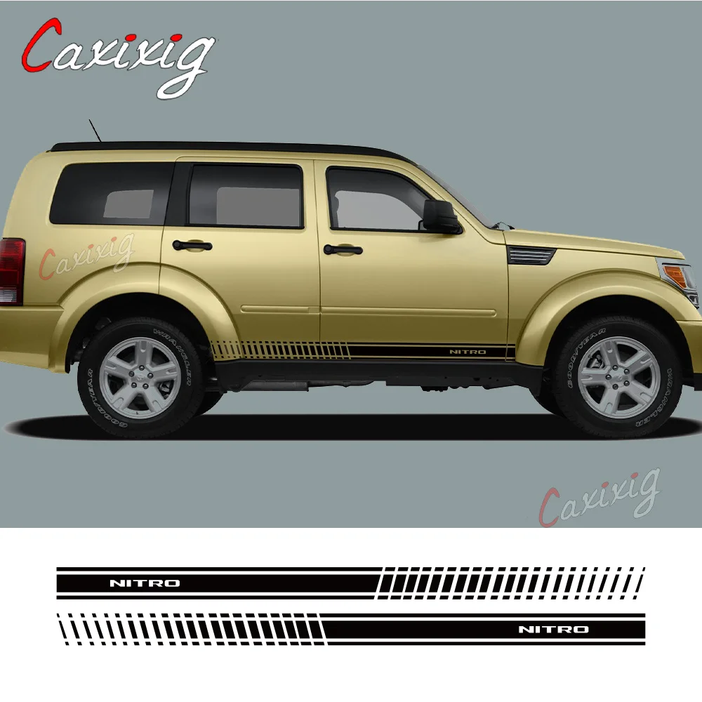 

2 шт., наклейки на дверь автомобиля Dodge Nitro