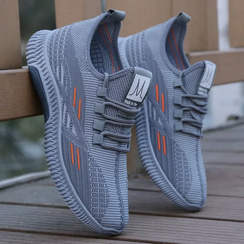 

Outdoor Men's Shoes Soft Soled Casual Shoes for Men Fall Winter Mesh Breathable Mens Sneakers Male Running Shoes Tenis Masculino