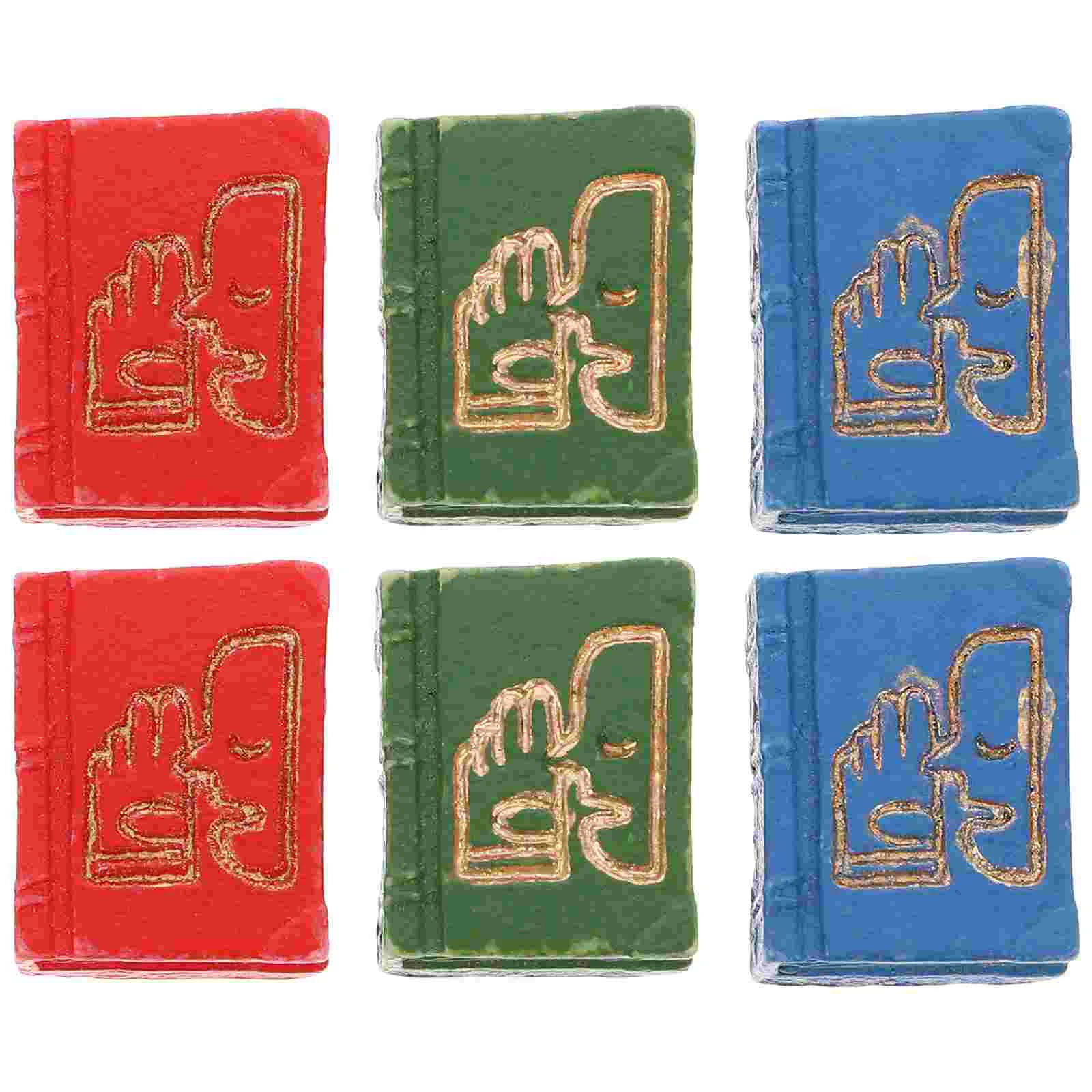 

Миниатюрные полимерные мини-книги, 6 шт.