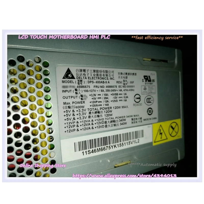 Для серверного блока питания X3200 M3 DPS-400AB-9 A 46M6678 46M6675