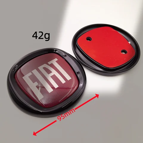 10 шт., 95 мм, 9,5 см, передние и задние значки Fiat, эмблемы для Fiat Abarth 500 Panda Punto Grande Punto Doblo Ducato Bravo Tipo 595 600