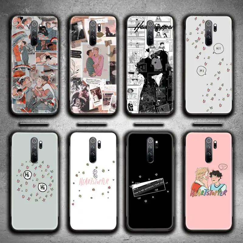 

Heartstopper nick and charlie Phone Case For Redmi 9A K20 K30 K40 Note 11E 11S 11 10 9 Pro Silicone Soft Cover