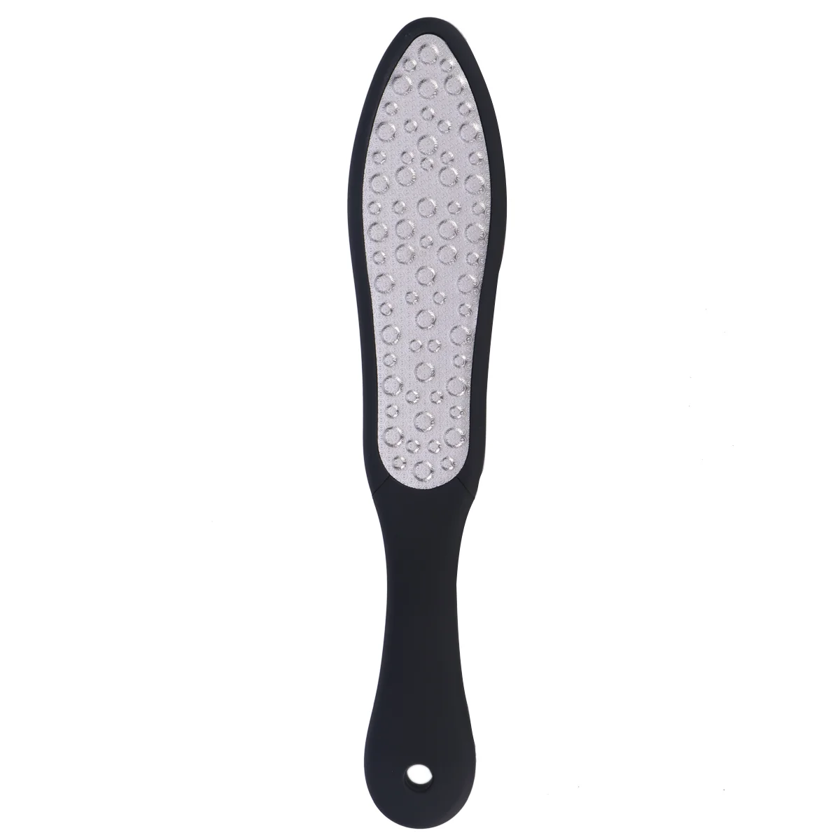 

Black File Callus Remover Stainless Steel Rasp Professional Scrubber Care Pedicure for Wet and Dry Feet