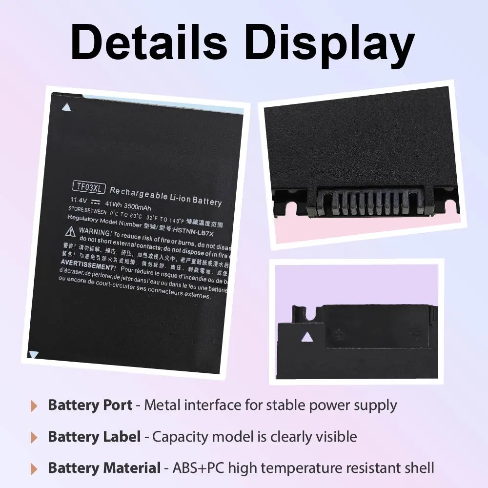 Фото Аккумулятор TF03XL для ноутбуков HP Pavilion 15-CC, 15-CC023CL, CC0XX, 15-CD, 15-cd0xx, 15-DW, 15-DW0050od, 15-CK, 15-CK0XX, 15T-CS, 15T-CS200 №2